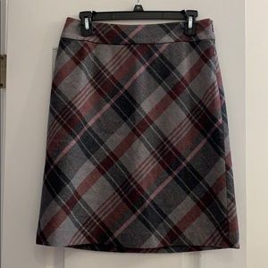 Ann Taylor Plaid Skirt